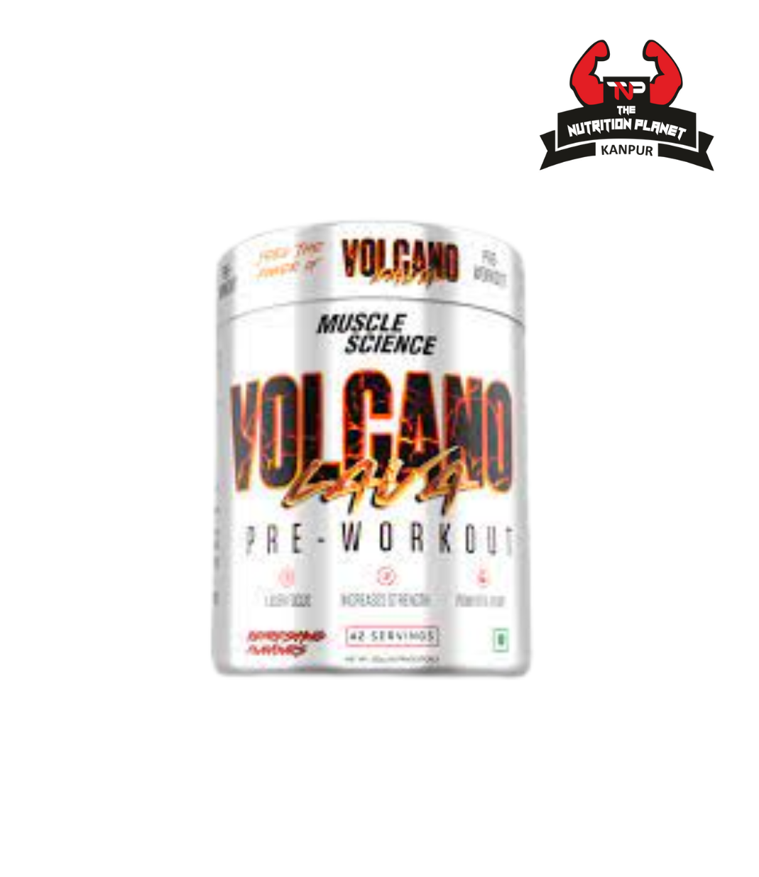 Muscle Science Volcano 42 Serv. Pre Workout, 1900 mg Beta Alanine for Endurance, 850mg Pump Matrix, 100mg Caffeine and 70 mg L- Tyrosine for Energy & Focus.